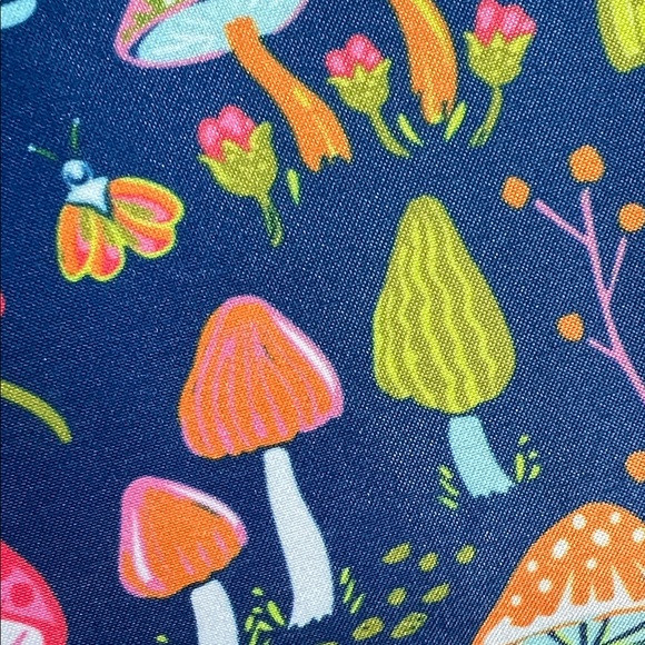 Scout Blue Pink Green Orange Mushroom Nooner Lunch Box NWT - Picture 11 of 13